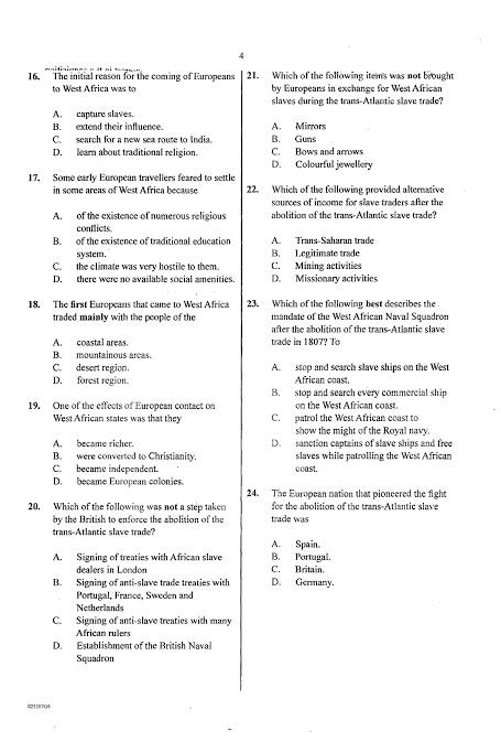 WAEC past question