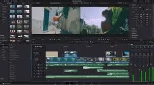 Colour grading on davinci resolve