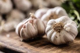 Garlic lowers cholesterol levels 