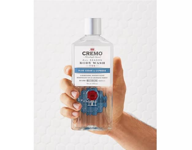 Cremo All Season Body Wash for Men, Blue Cedar & Cypress