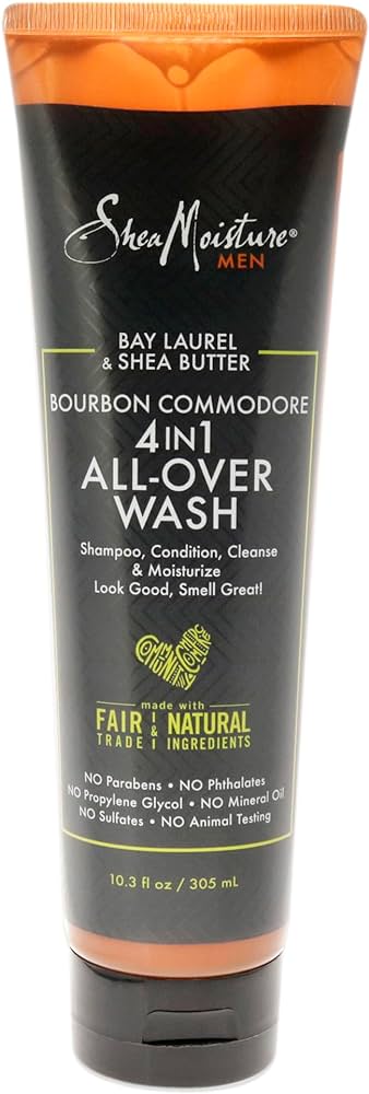 SheaMoisture Men’s Refreshing Body Wash Bourbon & Commodore