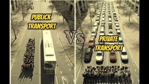 PUBLIC VS PRIVATE TRANSPORTATION