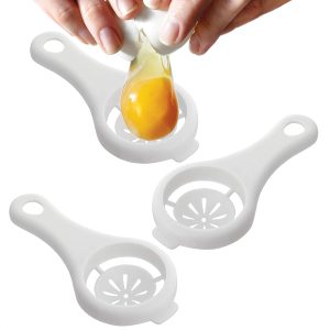 SEPARATING WHITE FROM EGG YOLKS