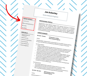 WRITING A PROFESSIONAL CV