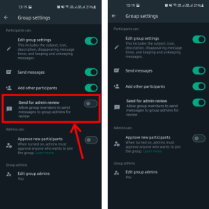 PRIVATIZING WHATSAPP GROUP