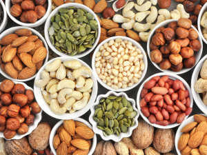 Nuts/seeds and heart 