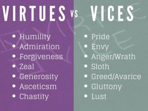 VIRTUES AND VICE OF PRIDE