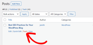HOW TO DELETE ARTICLES ON WORDPRESS