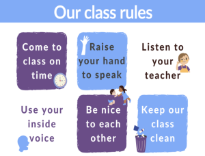Classroom rules and creation