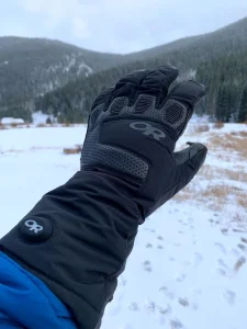 Hand gloves and winter season