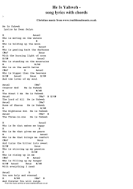 YOU ARE YAHWEH LYRICS