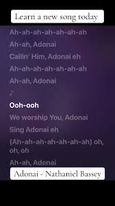 Adonai lyrics