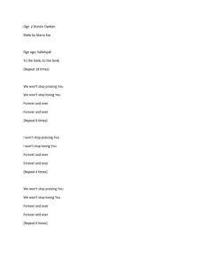 LYRICS FOR OGO