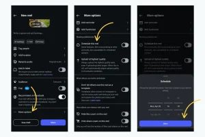 TIPS FOR REELS UPLOAD ON IG