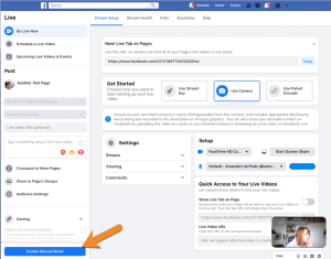 TIPS FOR FACEBOOK LIVE BROADCAST