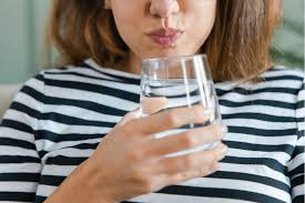 Salt water gargle and soothing relief