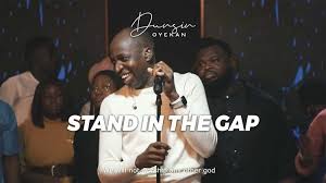 Lyrics for stand in the gap