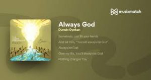 Lyrics for always God