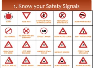 Driving guidelines for beginners