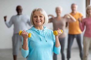Exercise tips for old women