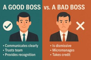 Differences between Good and Bad Boss